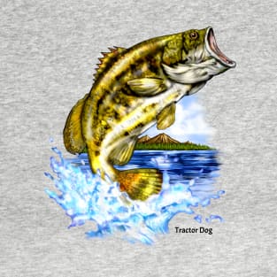 Largemouth Bass Jumping T-Shirt